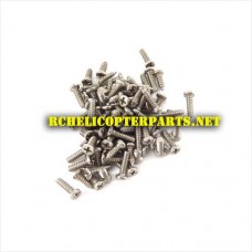 RC-QDR-PO-34 Screws Parts for AWW Industries AW-QDR-POV Quadrone Vision - FPV Drone Quadcopter