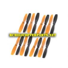 QDR-BAS-15 Main Blades Propellers Pack of 4 Sets  Part for AWW AW-QDR-BAS Quadrone Quadcopter Drone