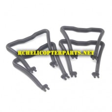 QDR-XHD-04-4PCS Landing Skid 4PCS Parts for AW-qdr-xhd Quadrone X-HD Quadcopter Drone