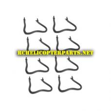 AW-QDR-EOC-36 Landing Skid 8PCS Parts for AWW AW-QDR-EOC Quadrone Elite Drone