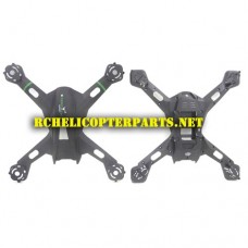 QDR-TRC-10 Upper and Lower Body Parts for AWW QDR-TRC Quadrone Tracer Cam Quadcopter