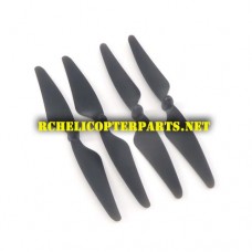 F17-01 Main Blades 4PCS Parts for Contixo F17 Quadcopter Drone With 4K Camera