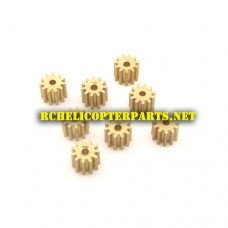 GNXR-20 Tiny Gear Metal for Motor 8PCS Parts for Globi Nibiru XR-1 Drone Quadcopter Quadcopter