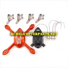 902-20 Body Set and Motor 4PCS and Motor Holder 4PCS Parts for Haktoys Hak902 Quadcopter Drone