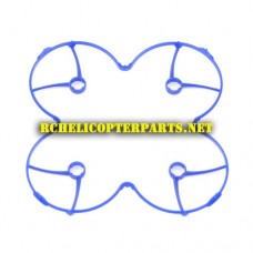 Hak904C-03-Blue Blade Protection for Haktoys Hak904C Camera Drone Quadcopter