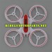 HAK905-01 Red Upper shell for Haktoys HAK905 Drone Quadcopter