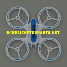QDR-SPK-04 Blue Upper shell Parts for AWW AW-QDR-SPK Quadrone Spark - Drone Quadcopter
