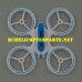 HAK905-01 Blue Upper shell for Haktoys HAK905 Drone Quadcopter