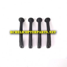 RCP70-002-Black Landing Gear 4PCS Parts for Promark P70 Drone Quadcopter