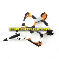 RCTR-MQ4-01 F22 Fuselage Parts for TR-MQ4 Mini F22 Quadcopter Drone