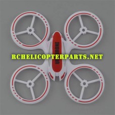 398-01-Red Top Body Shell Parts for Maxbo UFO Drone Quadcopter