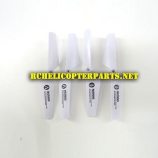 VK 61824r-03-White Main Propeller 4PCS Parts for Protocol 6182-4R AXIS RC Drone Quadcopter