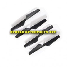 VKT 155-04-Black Main Propeller 4PCS Parts for URGE Basics UGDR155-BLK QuadCam Drone Quadcopter