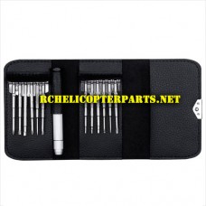 12 in 1 Screw Driver Set Repair Tool Kit with Leather Bag for Phantom 3 RC Drone Parts Accessory and Other Devices